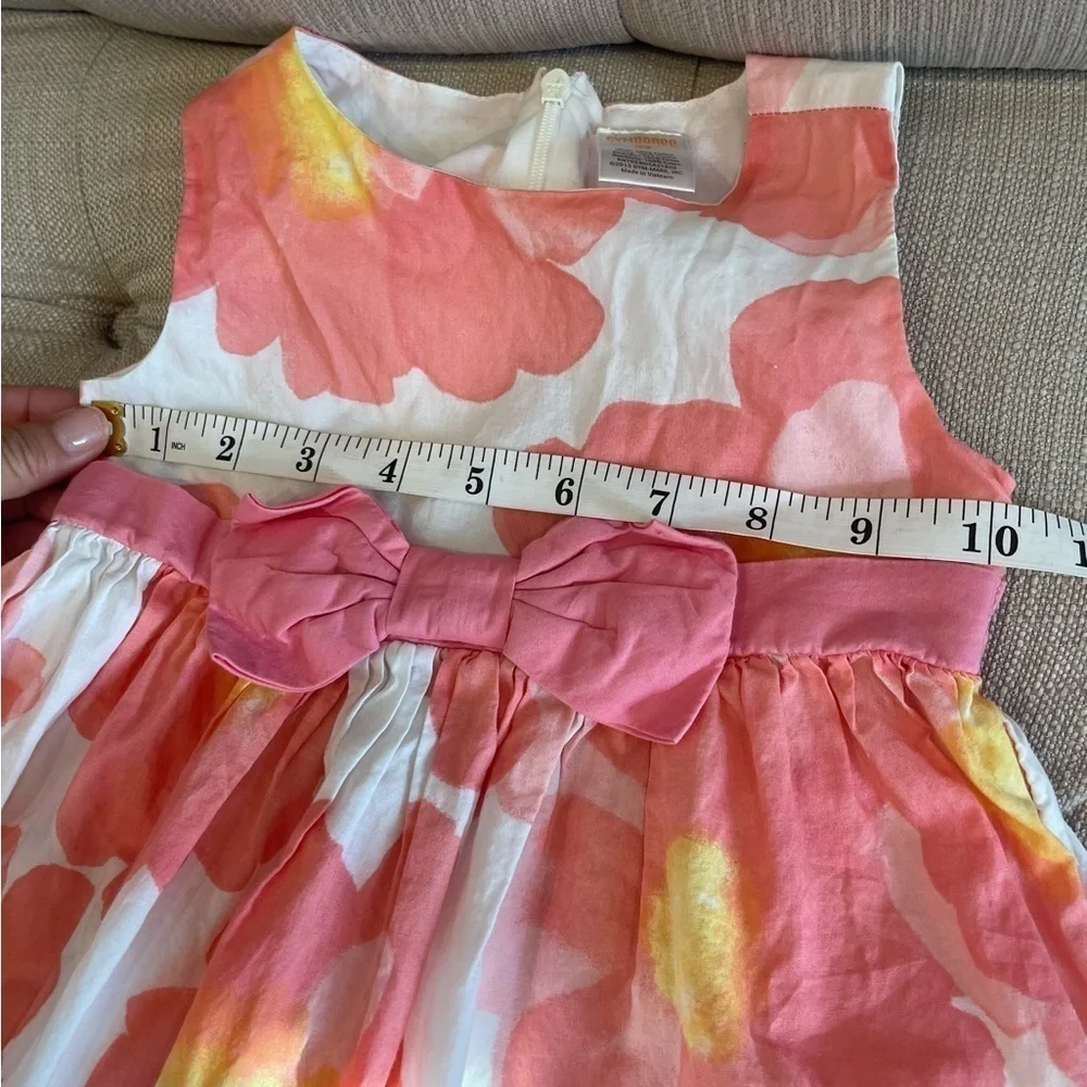 GYMBOREE Dress Child Size 2T Pink Floral Picnic Party Special Occasion dress